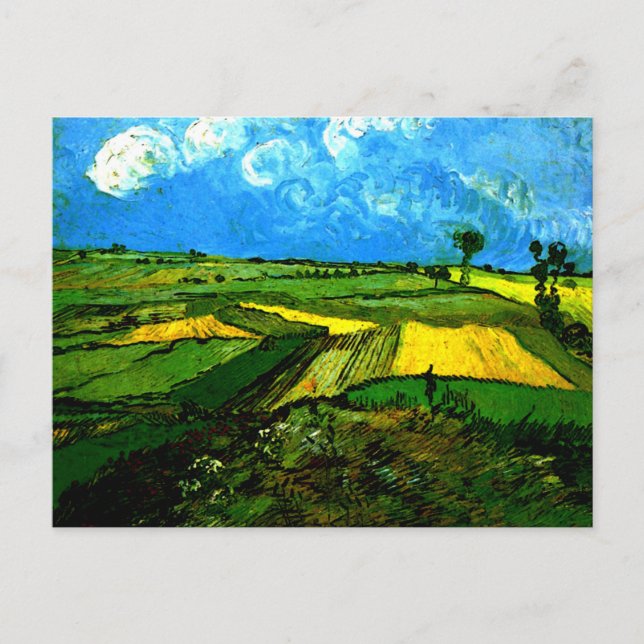 Van Gogh - Wheat Fields at Auvers Postcard (Front)