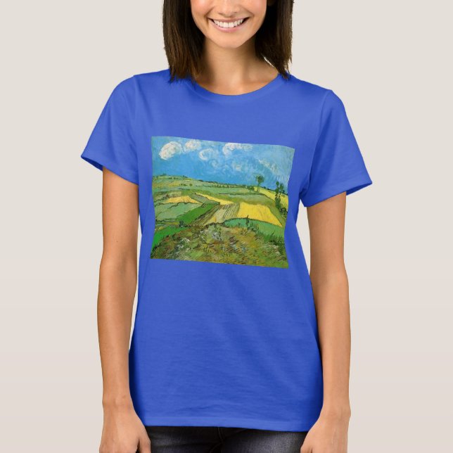 Van Gogh Wheat Fields at Auvers Under Clouded Sky T-Shirt (Front)