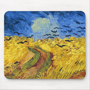 Van Gogh Wheat Fields impressionist Painting Mouse Pad