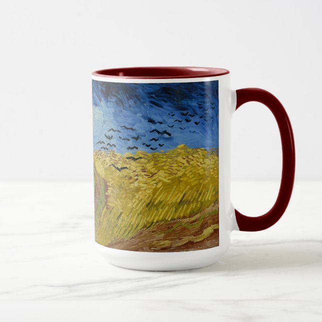 Van Gogh Wheatfield with Crows Mug (Right)