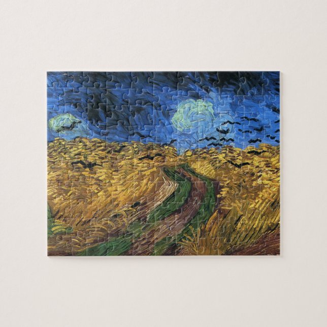 Van Gogh Wheatfield With Crows Puzzle (Horizontal)