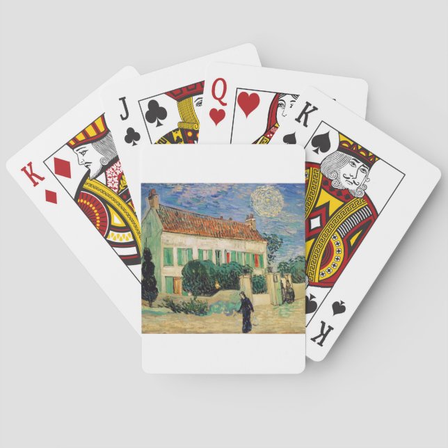 Van Gogh White house night Playing Cards (Back)