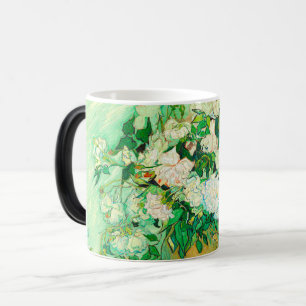 Van Gogh White Roses Magic Mug