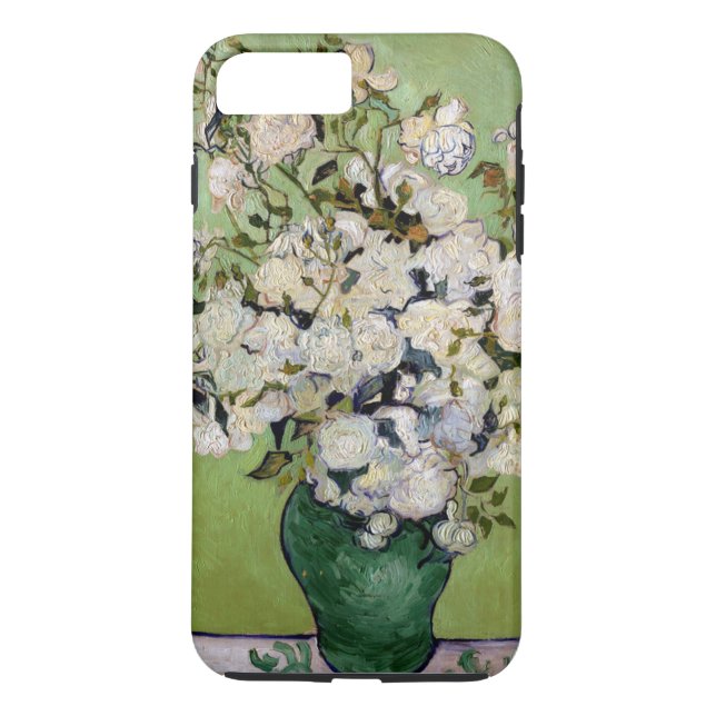 Van Gogh White Roses Tough iPhone 7 Plus Coque (Dos)