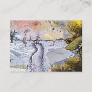 Van Gogh: Winter Landscape Business Card