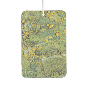 Van Gogh Yellow Meadow - Classic Floral Art Air Freshener