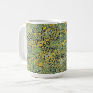 Van Gogh Yellow Meadow - Classic Floral Art Coffee Mug