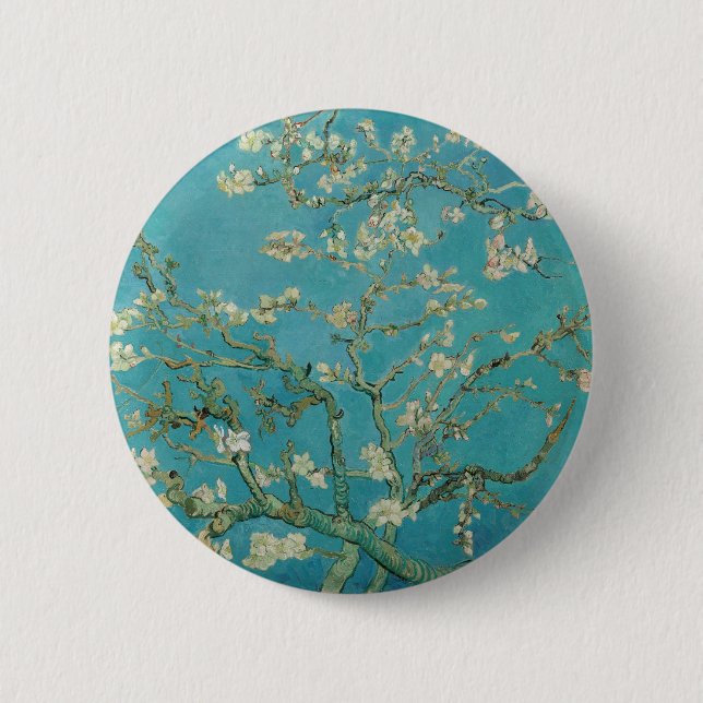 Van gogh's Almond Blossom 2 Inch Round Button (Front)