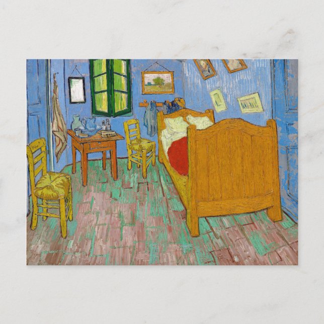 Van Gogh's Bedroom in Arles Painting Art Postcard (Front)