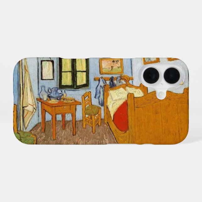 Van Gogh's Bedroom iPhone 16 Case (Back Horizontal)