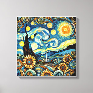 Van Gogh's Dreamscape Canvas Wall Art
