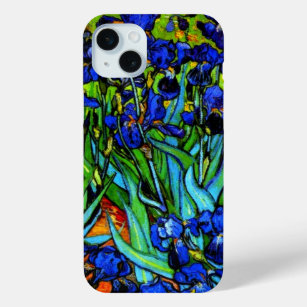 Van Gogh's famous painting, Irises, iPhone 15 Mini Case
