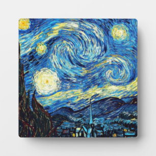 Van Gogh's famous painting, Starry Night Plaque