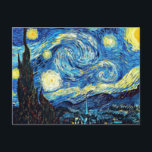 Van Gogh's famous painting, Starry Night Postcard<br><div class="desc">Van Gogh's famous painting,  Starry Night. Best seller!</div>