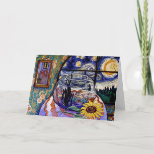 Van Gogh's Fishbowl Card