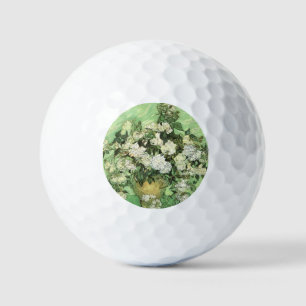 Van Gogh's Flowers in Vase Golf Balls