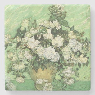 Van Gogh's Flowers in Vase Stone Coaster