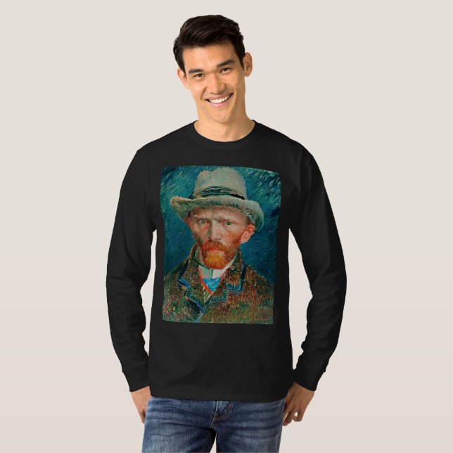 Van Gogh's Inner Canvas -  Self-portrait  T-Shirt (Front Full)