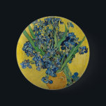 Van Gogh's Iris 2 Inch Round Button<br><div class="desc">Vincent Van Gogh's masterpiece:iris</div>