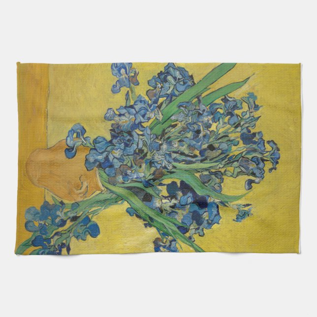 Van Gogh's Iris Kitchen Towel (Horizontal)
