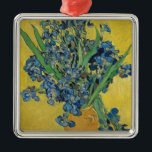 Van Gogh's Iris Metal Ornament<br><div class="desc">Vincent Van Gogh's masterpiece:iris</div>