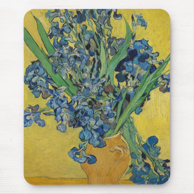 Van Gogh's Iris Mouse Pad (Front)