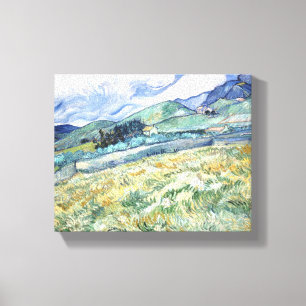 Van Gogh's Landscape from Saint-Rémy Canvas Print