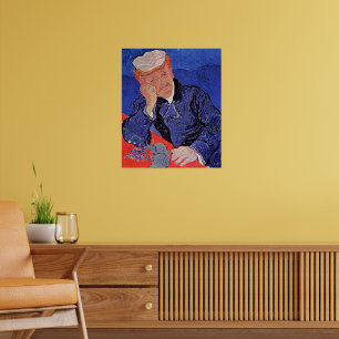 Van Gogh's painting, Portrait of Dr. Gachet, Poster
