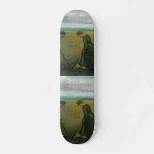 Van Gogh's Peasants or Farmers Planting Potatoes Skateboard