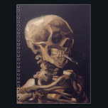 Van Gogh's Skeleton with Burning Cigarette Notebook<br><div class="desc">Van Gogh's "Skull of a Skeleton with Burning Cigarette" c. 1885–86. This is an early piece done as a study while at the Royal Academy of Fine Arts in Belgium.</div>