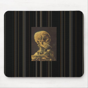 Van Gogh's "Smoking Skeleton" Mouse Pad