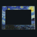 Van Gogh's Starry Night Magnetic Frame<br><div class="desc">The Starry Night by Van Gogh. Please visit my store for more interesting design and more colour choice. =>     zazzle.com/iwheels*</div>