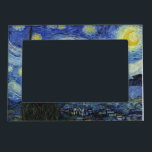 Van Gogh's Starry Night Magnetic Frame<br><div class="desc">The Starry Night by Van Gogh. Please visit my store for more interesting design and more colour choice. =>     zazzle.com/iwheels*</div>