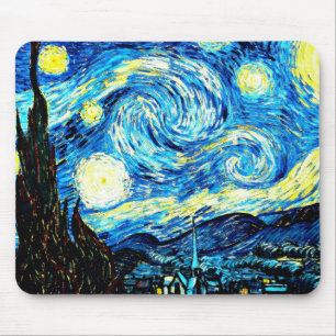 Van Gogh's Starry Night Mouse Pad