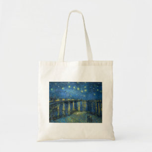Van Gogh's Starry Night Over the Rhone Tote Bag