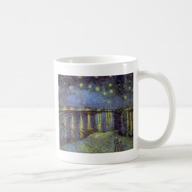 Van Gogh's Starry Night Painting Coffee Mug (Right)