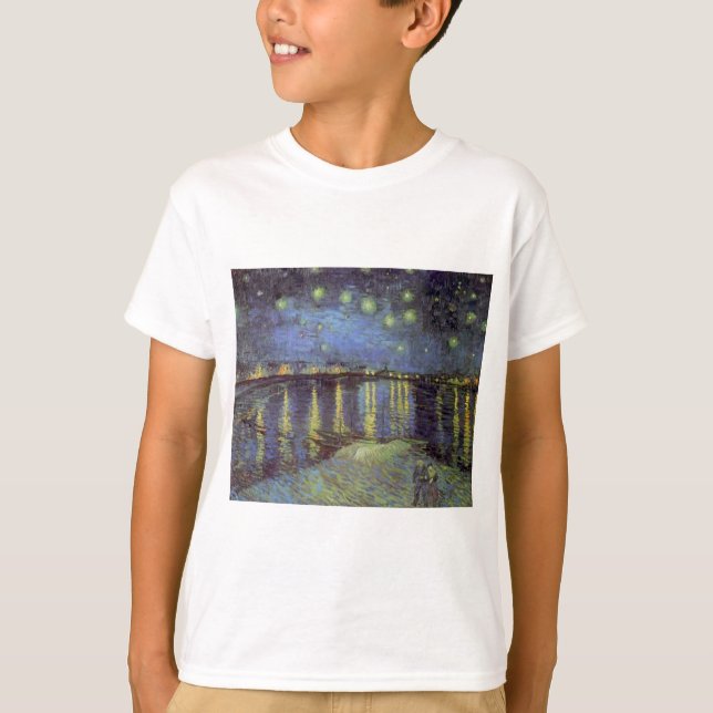 Van Gogh's Starry Night Painting T-Shirt (Front)