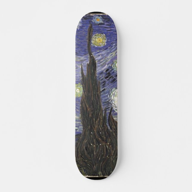Van Gogh's Starry Night Skateboard (Front)