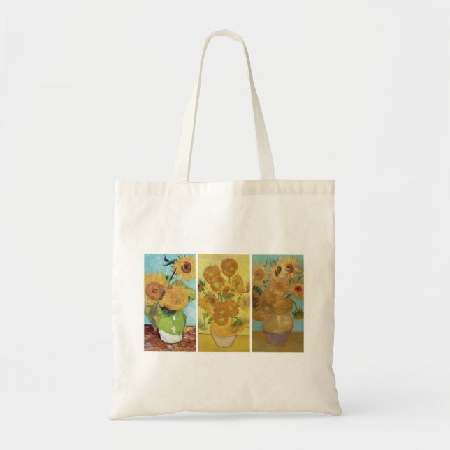 Van Gogh's Sunflowers Tote Bag (Front)