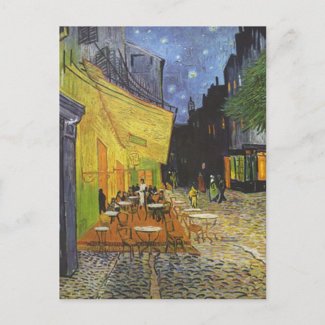 Van Gogh's Terrace Cafe Postcard (Front)