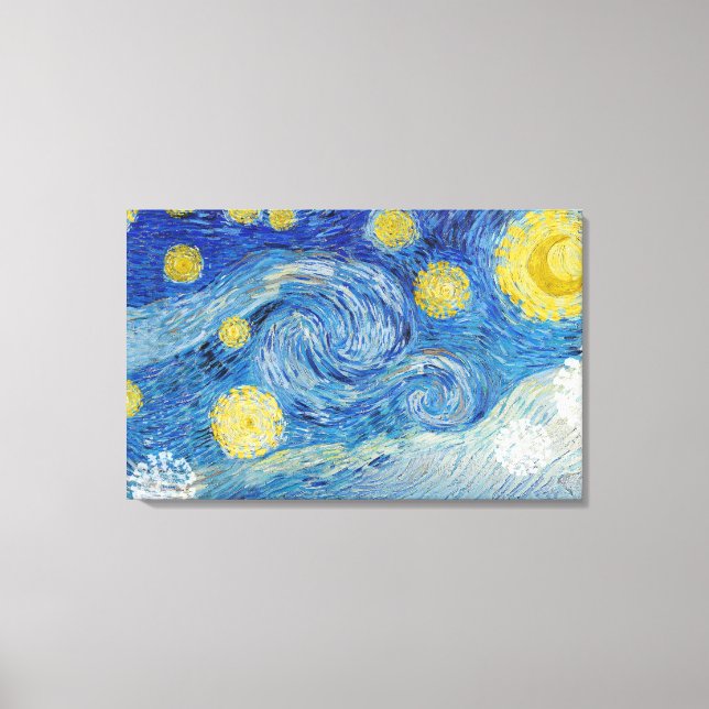 Van Gogh's The Starry Night Canvas Print (Front)