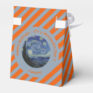 van Gogh's The Starry Night Party Items Collection Favor Box