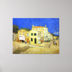 van Gogh's Yellow House (Vincent's house at Arles) Canvas Print