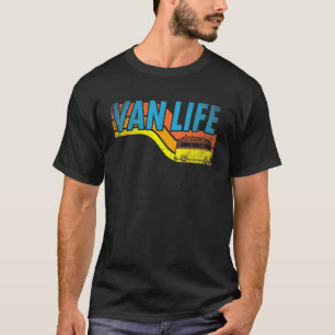 Van Life Camper Camp Retro 70s 80s Vintage Rv Camp T-Shirt