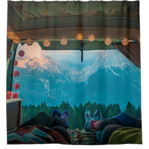 Van Life in Mountains Dolomiti di Brenta, Italyvan