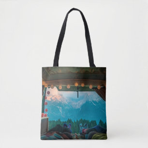 Van Life in Mountains Dolomiti di Brenta, Italyvan Tote Bag