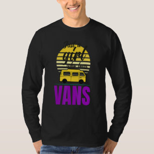 Van Life Sun Surfer Girl Vanlife Just A Girl Who L T-Shirt
