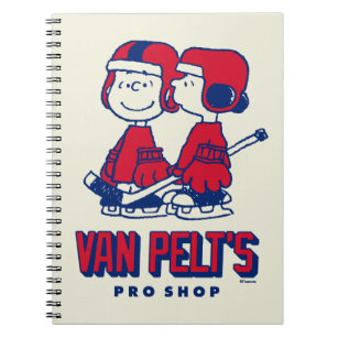 Van Pelt's Hockey Club Pro Shop Pattern Notebook