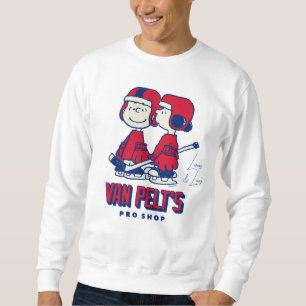 Van Pelt's Hockey Club Pro Shop Pattern Sweatshirt