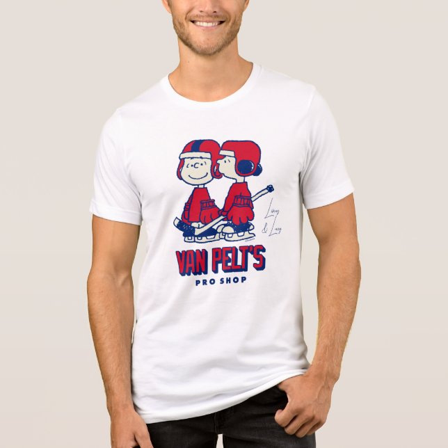 Van Pelt's Hockey Club Pro Shop Pattern Tri-Blend Shirt (Front)